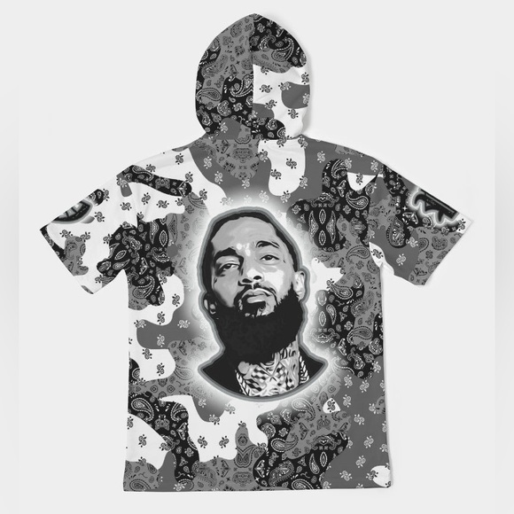 Camo Flag SS Hoodie - Nipsey - Picture 2 of 4